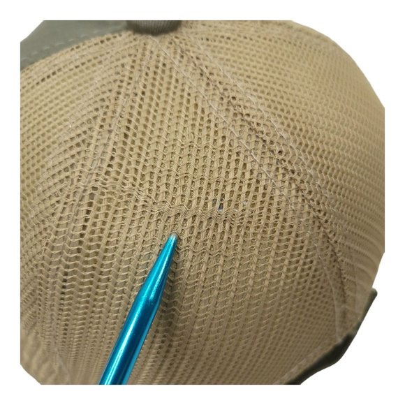 Outdoor Cap Hawkeye Mesh Strapback Cap Trucker Baseball Hat Bird Khaki Green - Picture 13 of 13